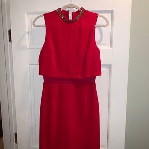ASOS red dress